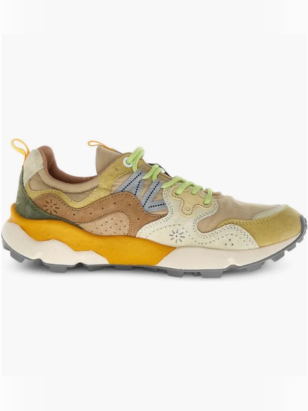 NWT Flower Mountain Yamano 3 Sneaker in Beige / Yellow - Picture 5 of 16